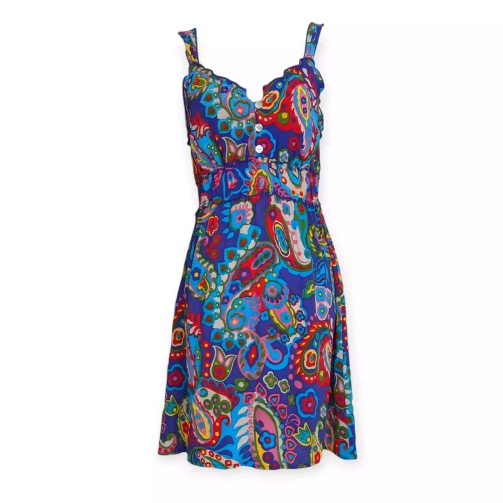 Lucy Love psychedelic dress retro rare